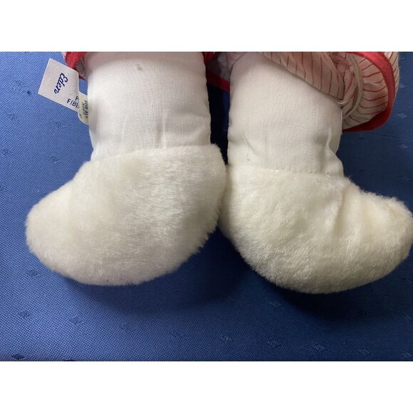 Vintage Eden Clown Doll Plush With Striped Suit & Yellow Hat RARE 14" - Picture 10 of 11